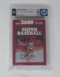 Unopened Super Baseball Atari 2600 Sealed Video Game Wata Graded 9.4 A++ Seal 88 - Picture 1 of 4