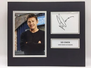 RARE Sid Owen Eastenders Hand Signed Photo Display + COA AUTOGRAPH RICKY BUTCHER - Picture 1 of 3