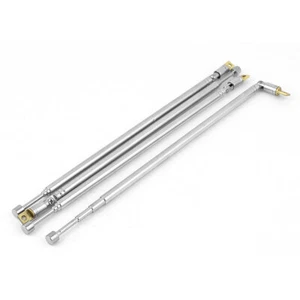 21.5cm a 62,5 cm 4 Sezioni Antenna telescopica antenna per Radio TV 4pz. - Imagen 1 de 3