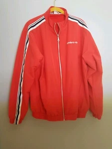 Umbro Mens L Woven Training Shower Jacket Top Soccer Red 90s Colorway - Picture 1 of 7