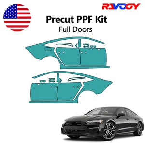 For Audi A7 S-Line 2019-2023 Full Doors Front Paint Protection Film Precut PPF - Picture 1 of 8