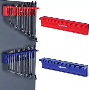 Workpro 2-teilig magnetischer Schraubenschlüssel Organizer Schraubenschlüssel Rack Werkzeugablagen Sae & Metrisch - Bild 1 von 10