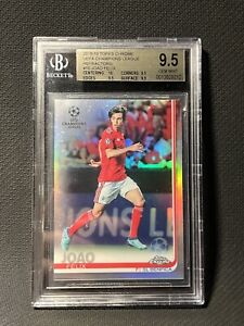 2018-19 TOPPS CHROME UCL #10 JOAO FELIX RC  REFRACTOR PORTUGAL BGS 9.5