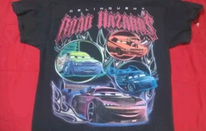 Cars Road Hazards Goat Crew T-Shirt Small New - Picture 1 of 3