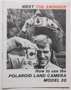 Polaroid Land Model 20 Swinger Manual Instruction Book - English - USED B48 GD - Picture 1 of 2