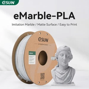 eSun 3D Printer PLA Filament 1.75mm Marble 1.75mm 1KG No Bubble eMarble Nature - Picture 1 of 6