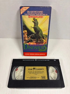 Vintage Planet of the Dinosaurs (VHS 1987) Vintage Media Science Fiction Foto 1 de 2