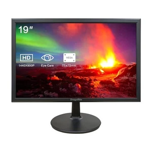 19 Inch PC Desktop Monitor 1440x900, Dual Built-in Speakers, 60Hz, 5ms, Computer - Photo 1/5