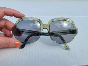 Gafas de sol de colección años 70 Renauld React-a-Matic lentes fotocromáticas azul/marrón Playboy - Imagen 1 de 24
