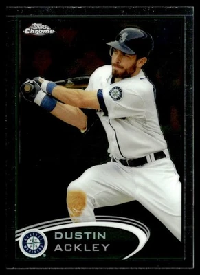 2012 Topps Chrome Dustin Ackley Seattle Mariners #107 - Image 1 of 2