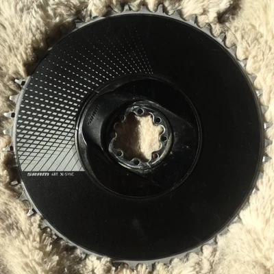 Plato de montaje directo SRAM 48T X-Sync Aero, negro explosivo Foto 1 de 3