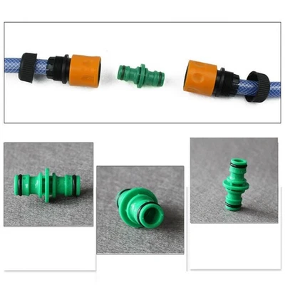 Conector de manguera de jardín de 2 vías acoplador tubo de riego ^uk| agua macho H7T2 Foto 1 de 4