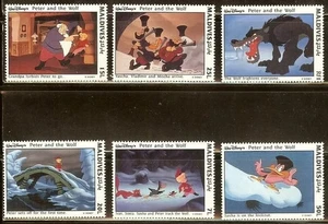 Estampillas de dibujos animados de Disney Maldivas como nuevas (MNH) - Imagen 1 de 1