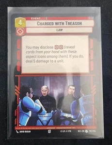 Charged with Treason 182/264 Star Wars Unlimited TCG Karte SEC SECRET OF POWER - Bild 1 von 2