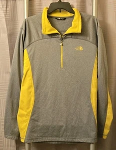 The North Face NF00CP4A Gray & Chartreuse 1/4 Zip Pullover Herren X-Large - Bild 1 von 9