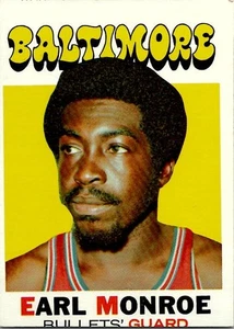 1971-72 Topps EARL MONROE Baltimore #130 NEAR MINT Condition O/C - Bild 1 von 2