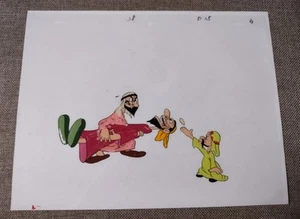 WARNER BROTHERS ANIMATION CEL SILLY ARABS. CIRCA 1960 COLOR. - Picture 1 of 5