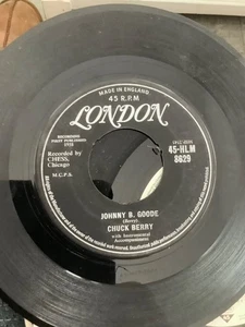 Chuck Berry.  Johnny B Goode   7” vinyl.  1958. London - Picture 1 of 2