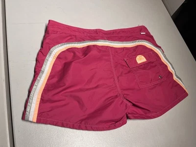 Pantalones Cortos Sundek Para Hombre 34 Rosa Naranja Board Trunks Playa Surf Forrados Peces Nylon - Imagen 1 de 4