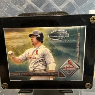 1999 PACIFIC INVINCIBLE #7 MARK MCGWIRE DIAMOND MAGIC ST. LOUIS CARDINALS 6054 - Imagem 1 de 4