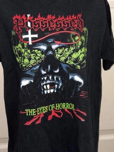 Camiseta De Colección Possessed Eye Of Horror Death Metal Pentagrama Trasero 666 ALSTYLE M - Imagen 1 de 8