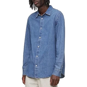 Calvin Klein Men's Vintage Indigo Denim Shirt, Size Medium, NWT! - Picture 1 of 4