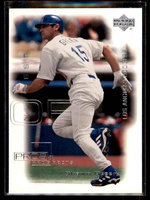 2000 Upper Deck Pros & Prospects Shawn Green #63 Los Angeles Dodgers - Image 1 of 2