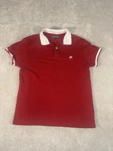 Camisa Polo Vilebrequin Ajuste Cómodo Piqué Algodón Rojo Corto Slv Tortuga Logo Hombres M - Imagen 1 de 9