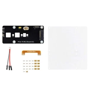 1 PC Czarna płytka adaptera SSD PCIe do M.2 NVMe do Raspberry Pi5 Gen2 Gen3 - Zdjęcie 1 z 11