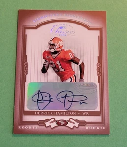 Derrick Hamilton 2004 Donruss Classics Significant Signatures RC #184 Clemson - Picture 1 of 2