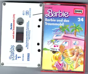 MC Kassette EUROPA Barbie Folge 24 Barbie und das Traummobil blaue MC rote schri - Picture 1 of 1
