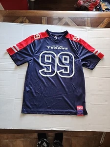 Majestic Houston Texans Jersey Shirt JJ Watt #99 Men's Medium NFL Football - Picture 1 of 8