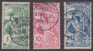 Switzerland 1900 # 98-100 UPU Allegory (set of 3) - Used - Picture 1 of 1