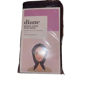 Womens’ Diane Black Full Coverage Rain Hood w/ Broad Visor & Wide Cape New - Picture 1 of 2