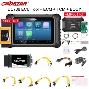 OBDSTAR DC706 E-CU Tool Full Version For Car& Motorcycle With P003+ KIT & MP001 - Picture 1 of 21
