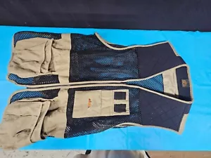 Fieldline Hunting Vest Shooting Fishing Vented Mesh Black Khaki Sz - Picture 1 of 2