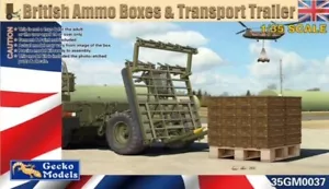 Cajas de munición y remolque de transporte británicos Gecko Models 350037 1/35 - Imagen 1 de 1