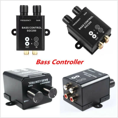 Auto Car Remote Amplifier Subwoofer Equalizer Crossover Bass Controller Kit -USA - Image 1 of 4