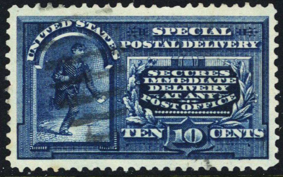 E5, usado 10¢ XF - sello de entrega especial -- Stuart Katz Foto 1 de 1