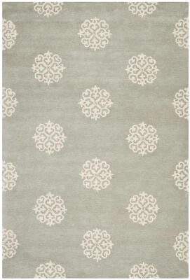 Alfombra de lana Safavieh Soho gris/marfil SOH724C Foto 1 de 3