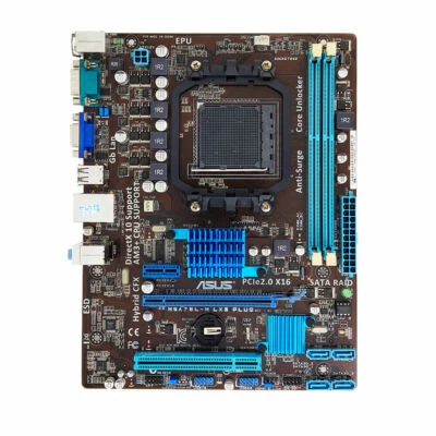 ASUS M5A78L-M LX3 PLUS Motherboard DDR3 RAM Socket VGA USB 2.0 AM3+ AMD 760G - Image 1 of 4