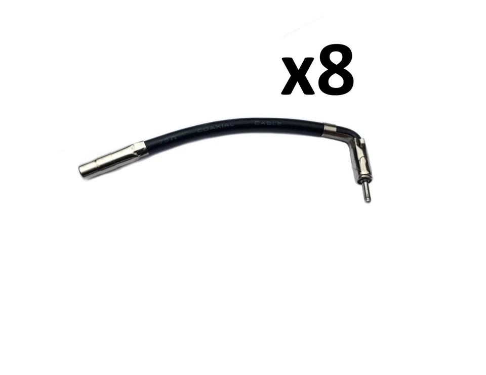 Lote de 8 adaptadores de antena de instalación estéreo Chevy GMC, SILVERADO SIERRA SUBURBAN Foto 1 de 1