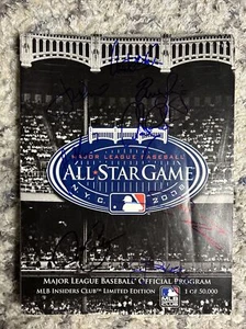 Roy Halladay, Joe Mauer, Josh Hamilton, Evan Longoria, Joe Crede Signed Program - Picture 1 of 7