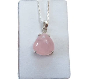 Morganit Cabochon Anhänger 925 Silber 14,8x13,3 mm AD3087 - Bild 1 von 3