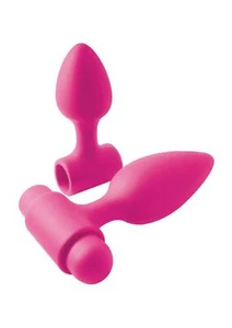 Inya Vibes-O-Spades Rechargeable Vibrating Silicone Butt Plug - Picture 1 of 3