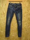 G-Star 3301 Raw Denim SONI SNAP SKINNY Jeans Women's Lowrise Fitted Size W27 L32