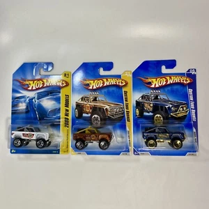 Hot Wheels Custom Ford Bronco 1/64 Diecast 2008 2x New Models & 2009 Rebel Rides - Picture 1 of 10