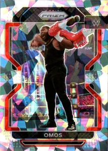2022 Panini Prizm WWE - Cracked Ice Parallel #170 Omos - Picture 1 of 2