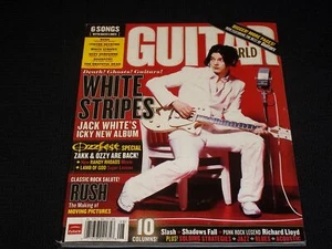 2007 AUGUST GUITAR WORLD MAGAZINE - JACK WHITE FRONT COVER - L 7053 - Picture 1 of 2