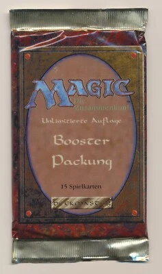 MTG Magic the Gathering GERMAN FWB Revised 3rd Booster Pack FACTORY SEALED!! - Image 1 of 2